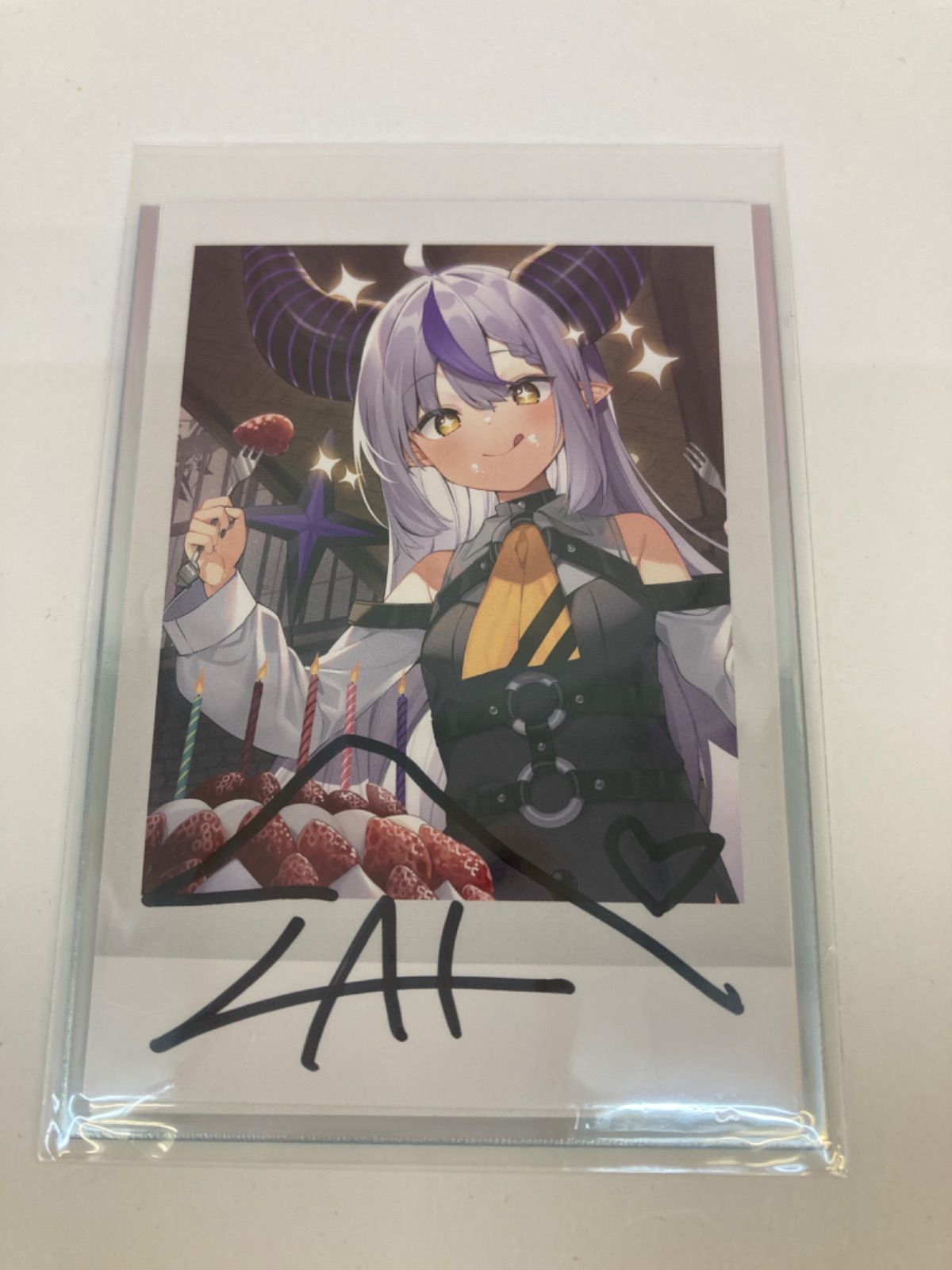 広店】直筆サイン入り チェキ風ブロマイドカード ラプラス