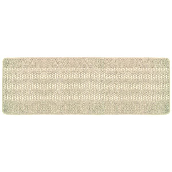 3個セット 洗いやすいキッチンマット|インテリアマット 約60cm×180cm ベージュ ループタイプ 日本製 優踏生