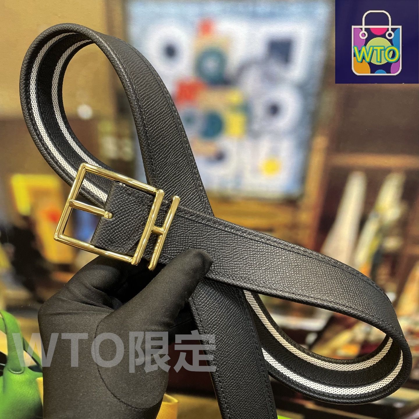 ✨美品✨モンブラン ベルト ホワイトスター ビジネス 紳士 新品ベルト