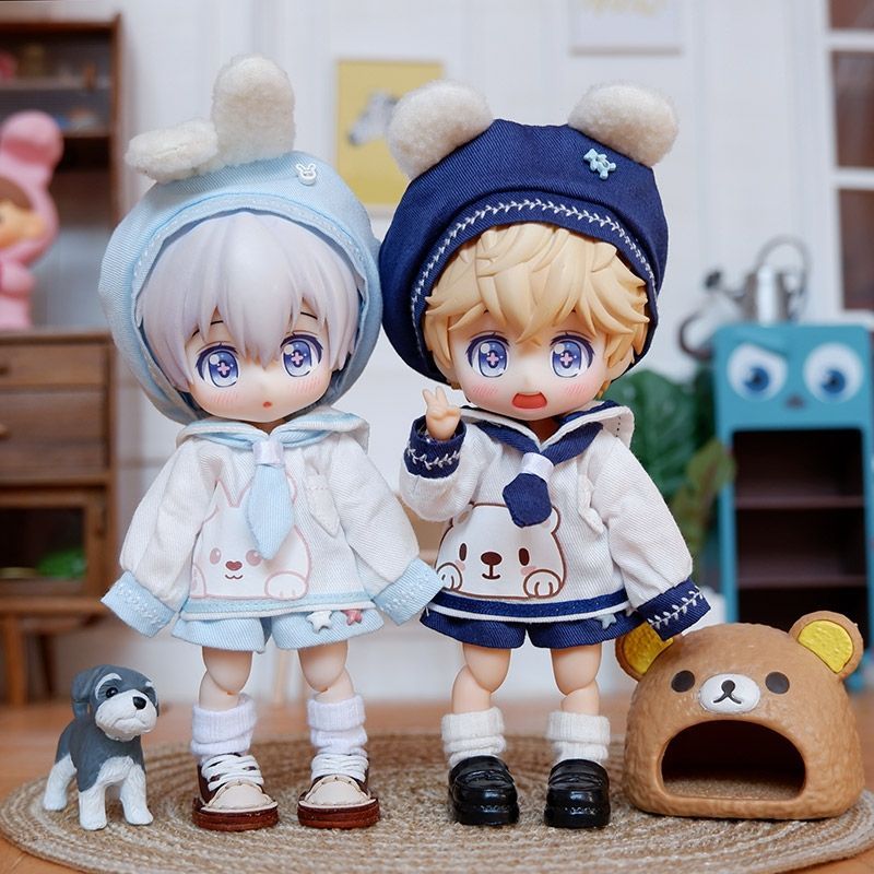 オビツ11、ねんどろいどどーる服 オビツ11/ねんどろいど用 動物セーラー服三点セット - メルカリ