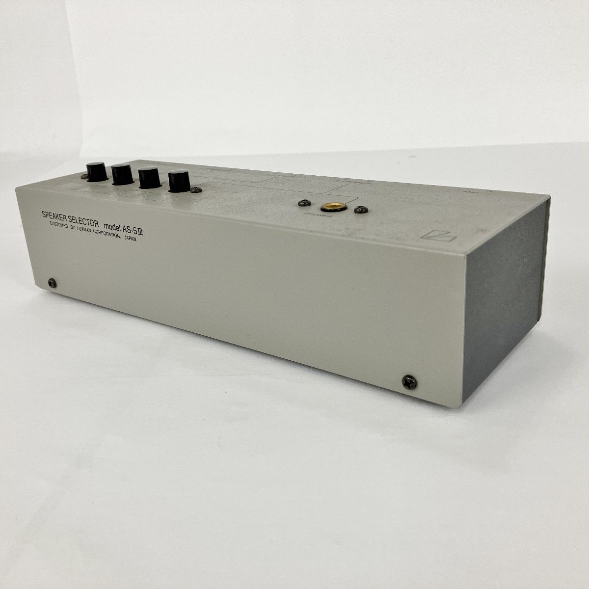 スピーカーセレクター LUXMAN AS-5III ラックスマン 音響機材 中古