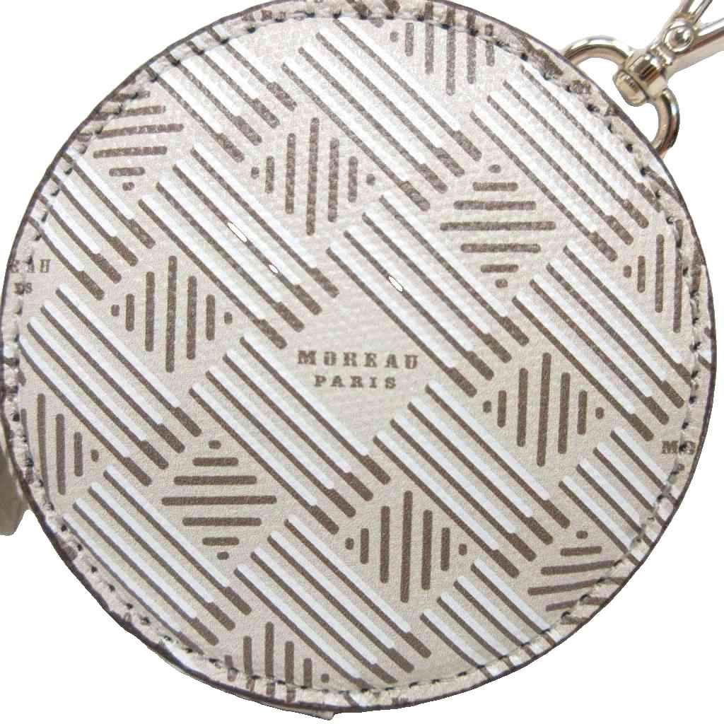モロー パリ MOREAU PARIS ラウンドチャーム ROUND CHARME バッグチャーム コインケース ポーチ 小銭入れ カラビナ シャンパン ベージュ