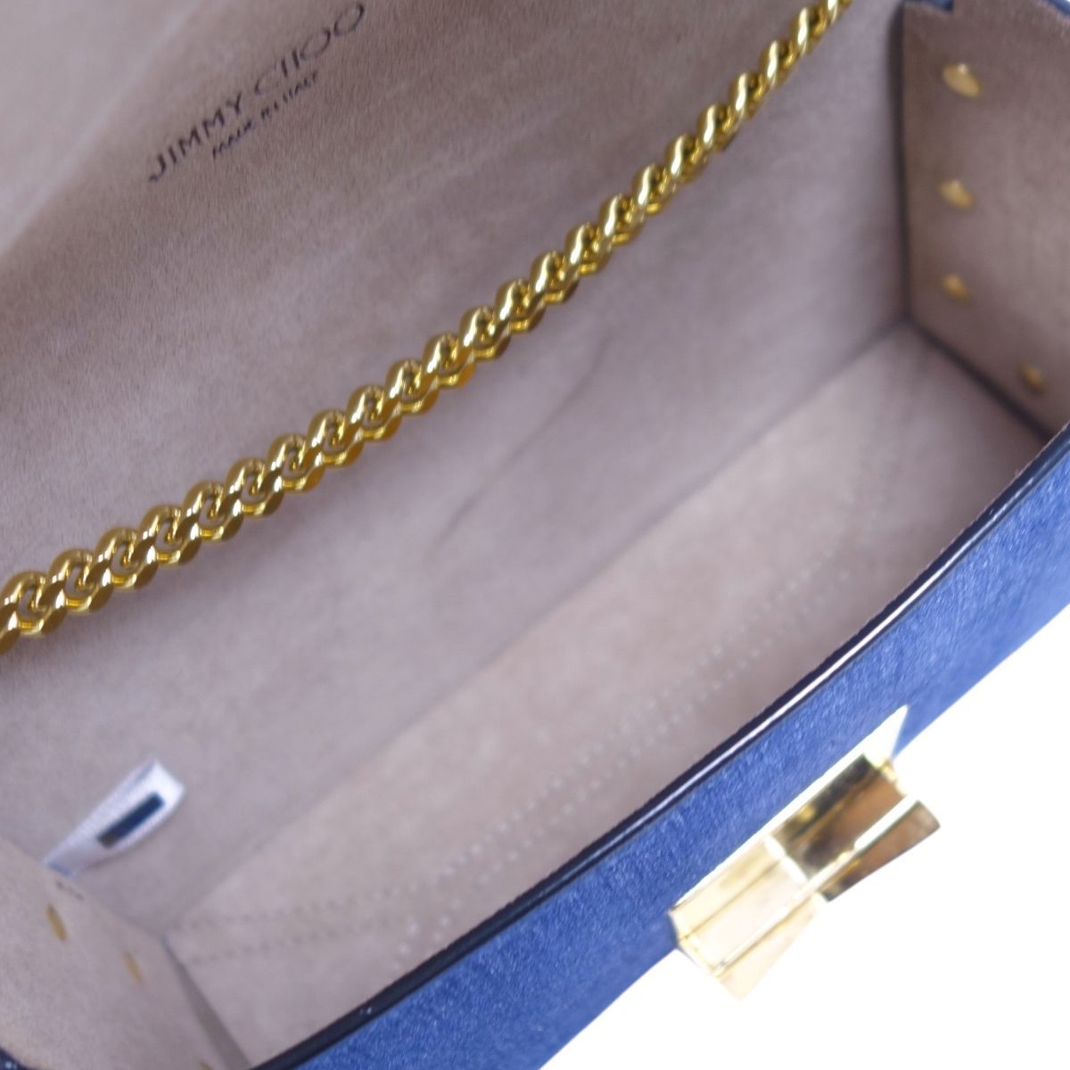 美品 ジミーチュウ JIMMY CHOO バッグ LOCKETT PETITE ロケットプティ 