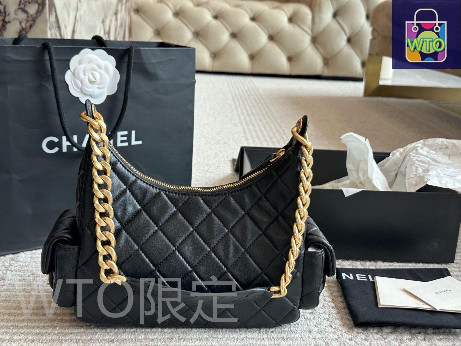 今日特価】Chanel Vintage Bowling Bag ヴィンテージ ボウリング