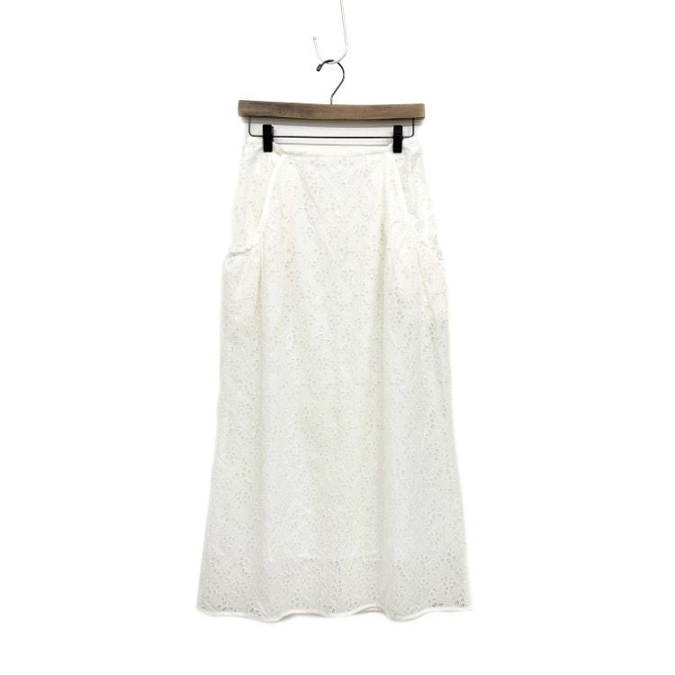 未使用品 Mame Kurogouchi マメクロゴウチ Embroidery Lace Cotton 
