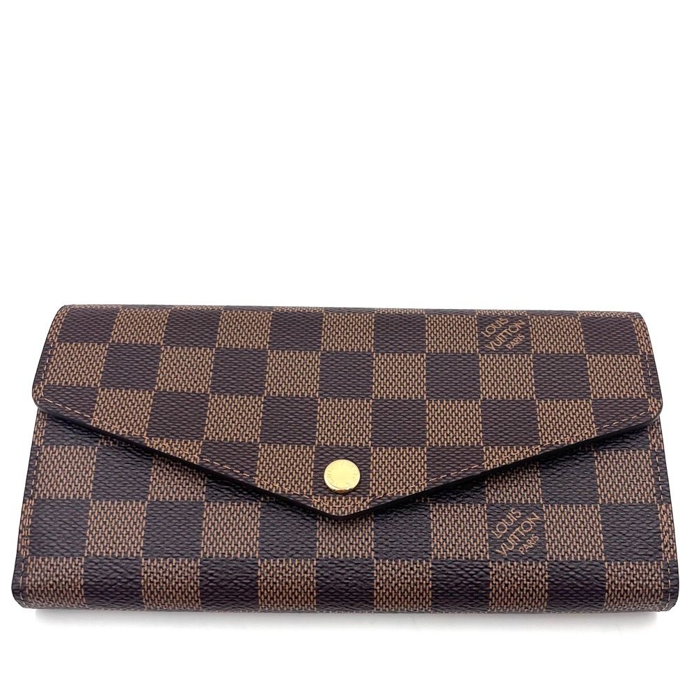 LOUIS VUITTON 長財布 ダミエ エベヌ ジッピーウォレット 極美品 Louis