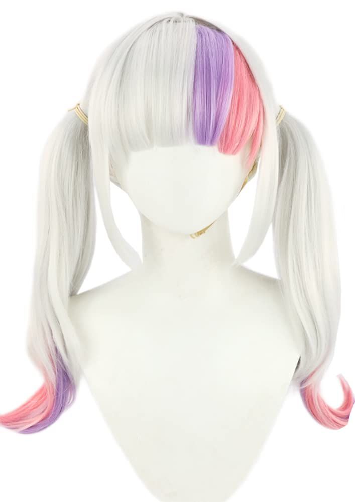 コスプレウィッグ 紫咲シオン/むらさき しおん ツインテール 耐熱 ウィッグ かつら wig cosplay 撮影 祭り