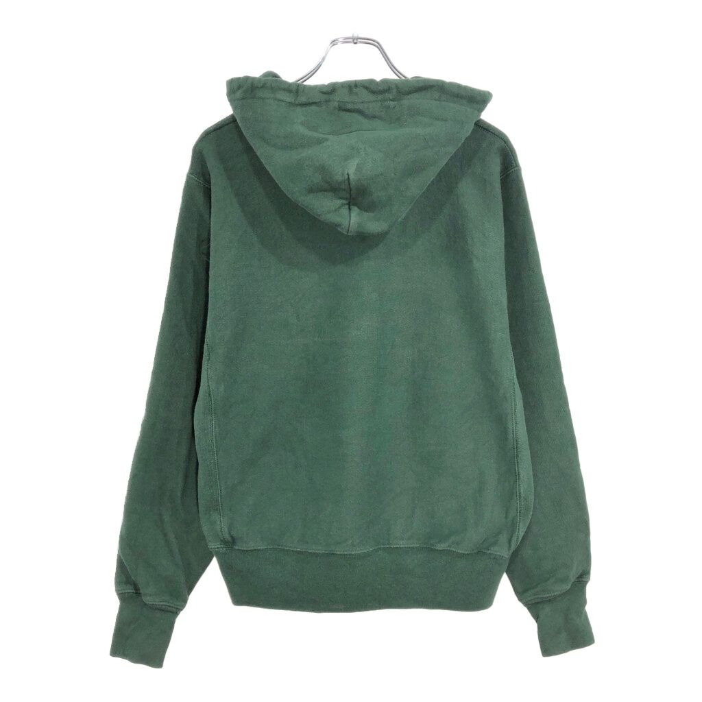 Champion チャンピオン REVERSE WEAVE リバースウィーブ スウェット パーカー 目無し グリーン メンズ S 古着 V4875