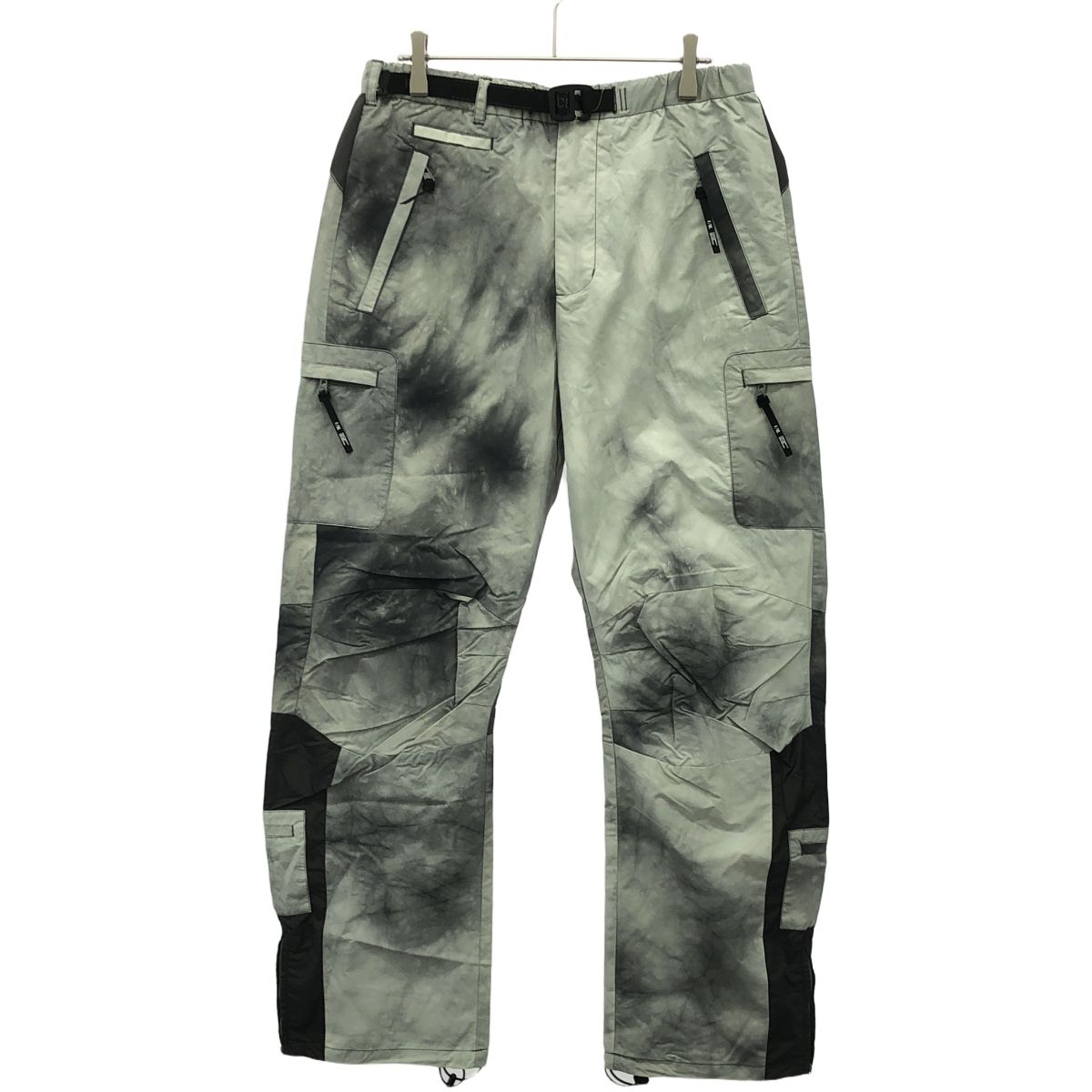 F/CE. エフシーイー 25SS TIE DYE TECHNO PANTS タイダイ ナイロンカーゴパンツ FPA03251U0005 グレー M