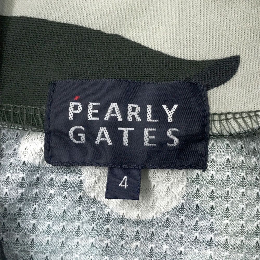 サイズ：4 PEARLY GATES パーリーゲイツ ハーフジップ半袖Tシャツ