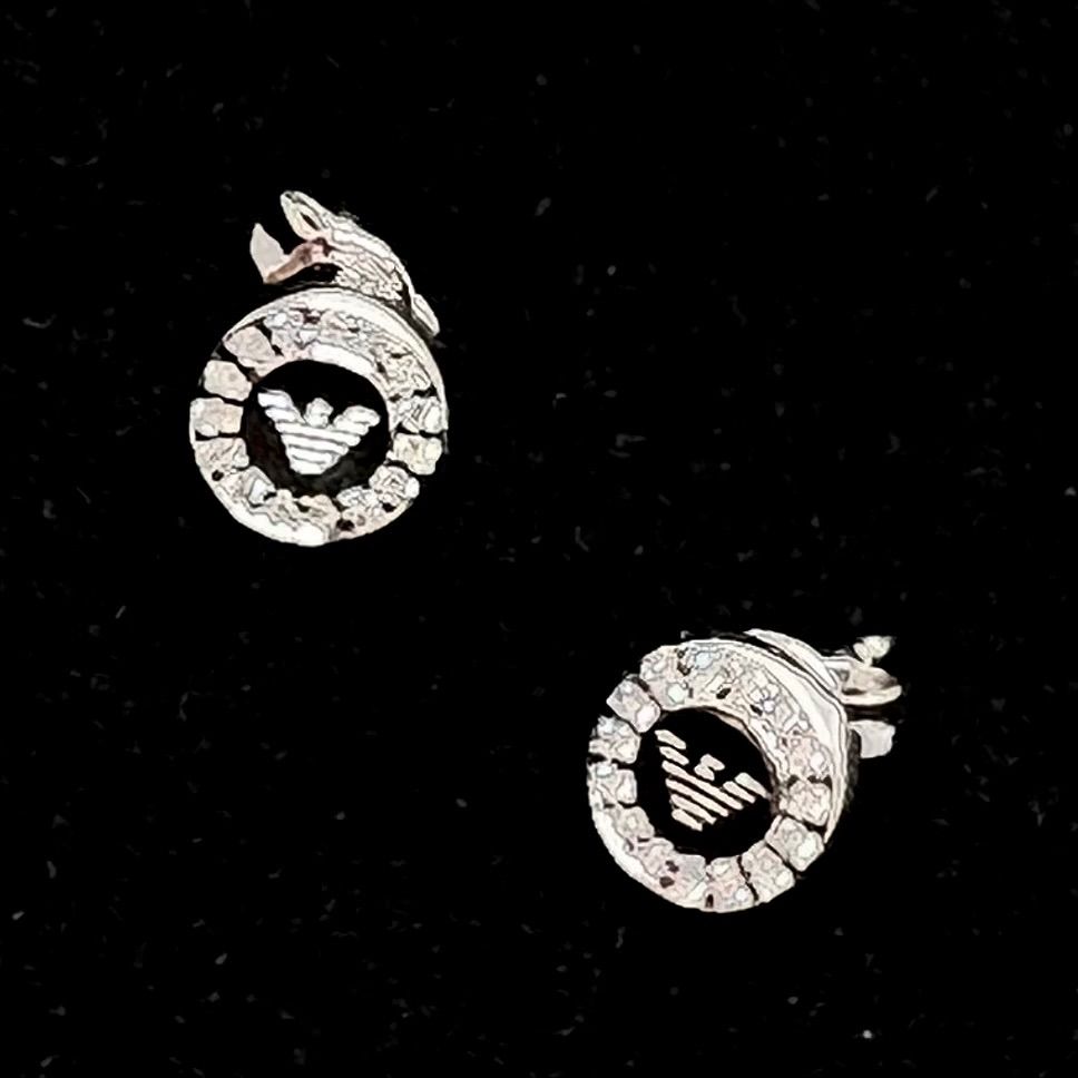 美品☆ EMPORIO ARMANI エンポリオアルマーニ ピアス イーグルモチーフ
