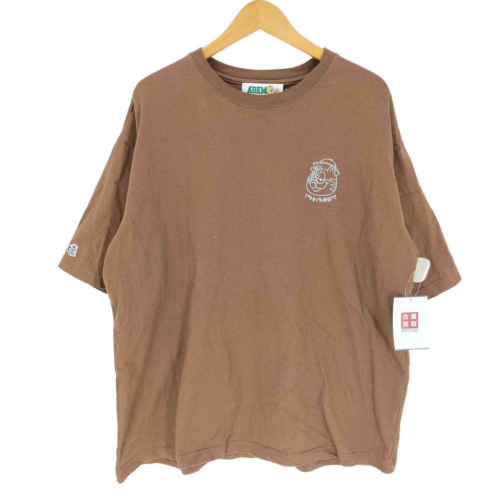 エージェム Agem シンプル 猫 CAT 半袖 Tシャツ メンズ JPN：L 