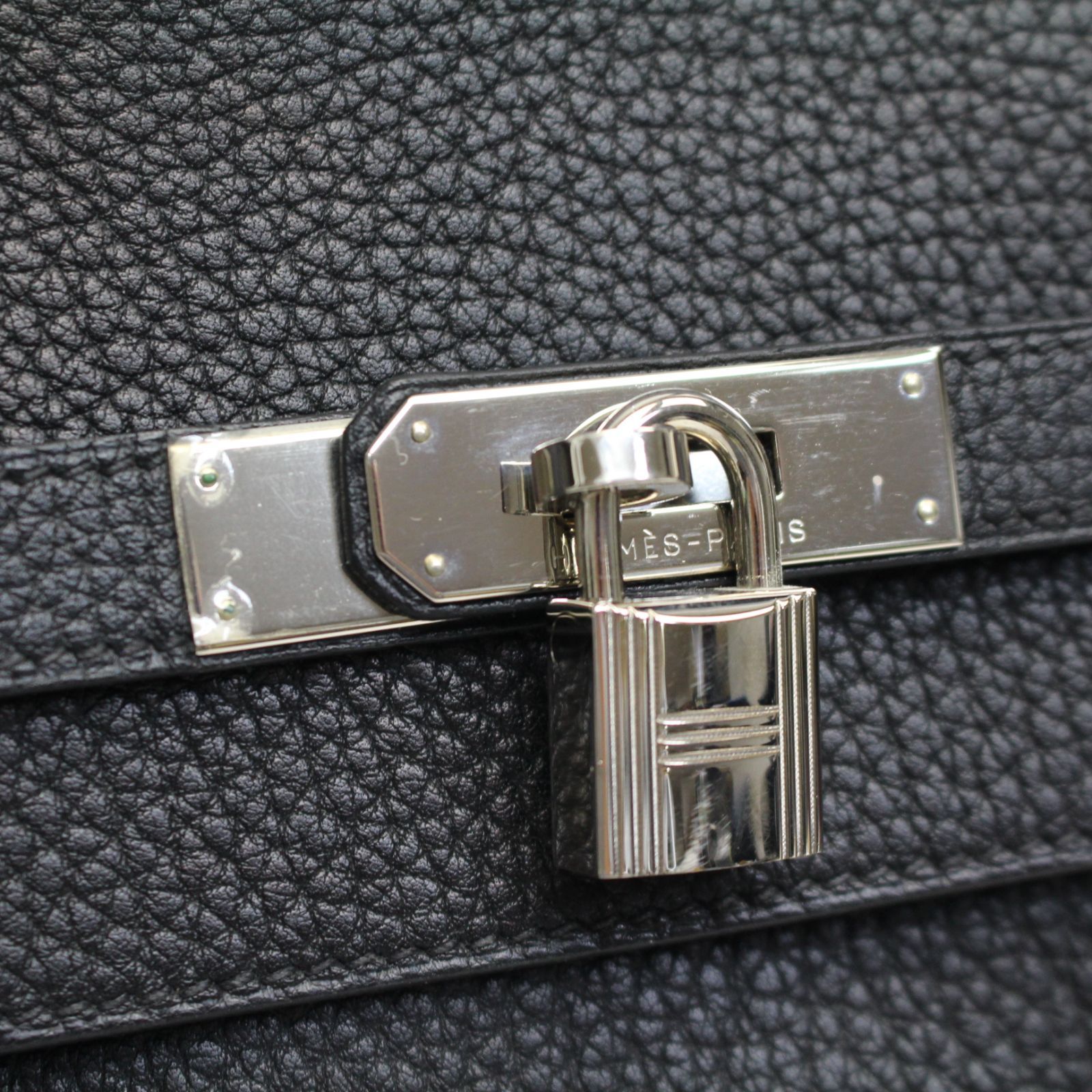 IS561)【美品】HERMES エルメス バーキン 45 □D刻印 2000年 ブラック 