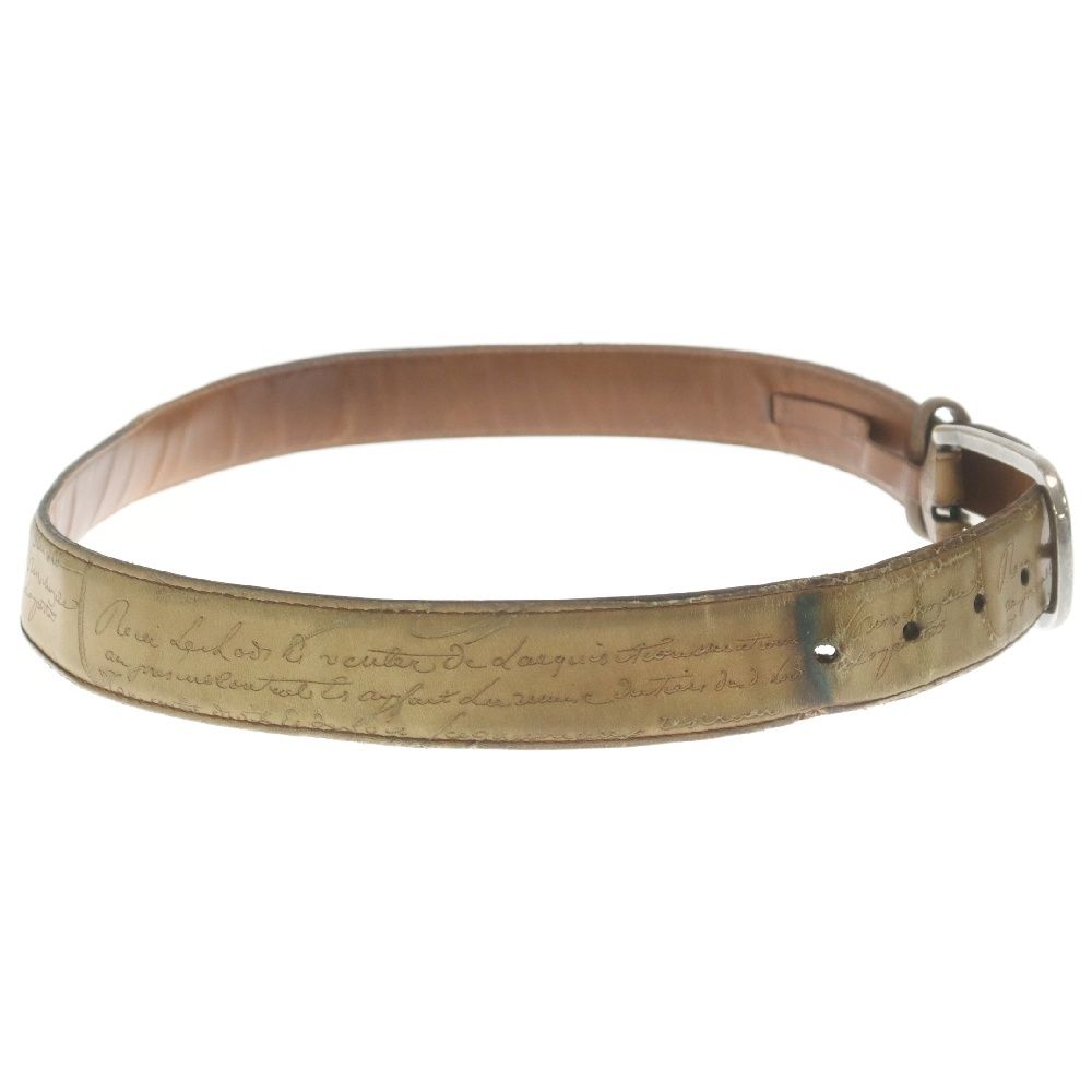 Berluti (ベルルッティ) カリグラフィ レザーベルト ブラウン - メルカリ