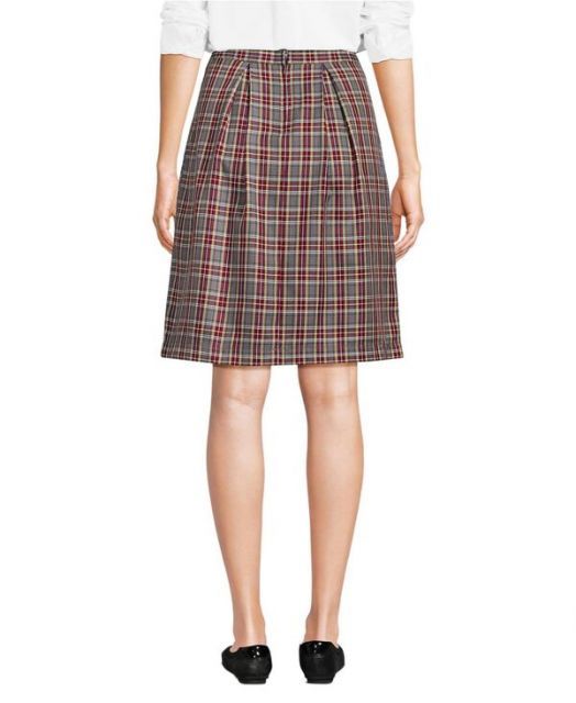 ランズエンド スカート ボトムス レディース Women's School Uniform Ponte Button Front Skort Above the Knee Classic navy 送料無料 ランズエンド レディース スカート ボトムス Women\u0027s
