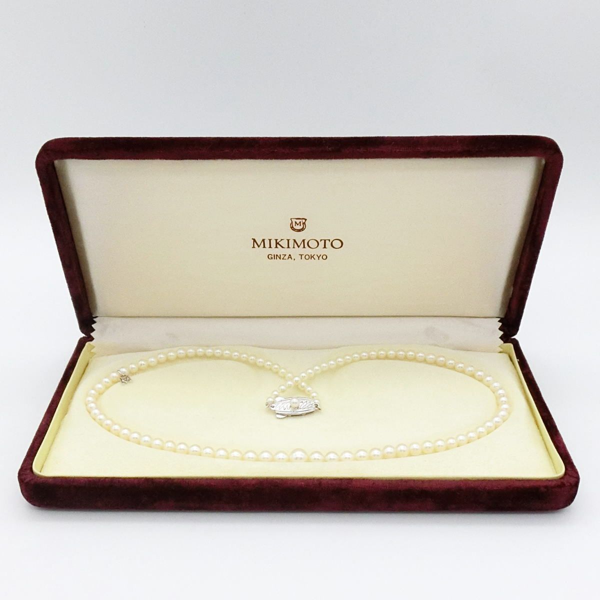 ミキモト MIKIMOTO アコヤパール グラデーション ネックレス 3.5