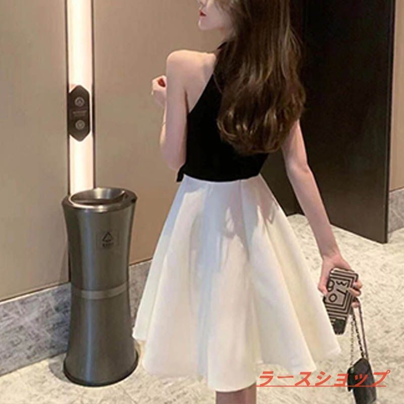 ウエストリボン 膝丈