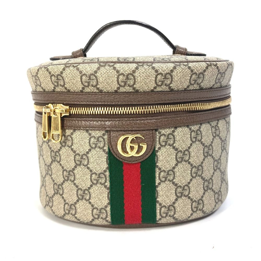 GUCCI グッチ ハンドバッグ バニティ GG キャンバス GUCCI グッチ GG柄 キャンバス バニティバッグ ハンドバッグ