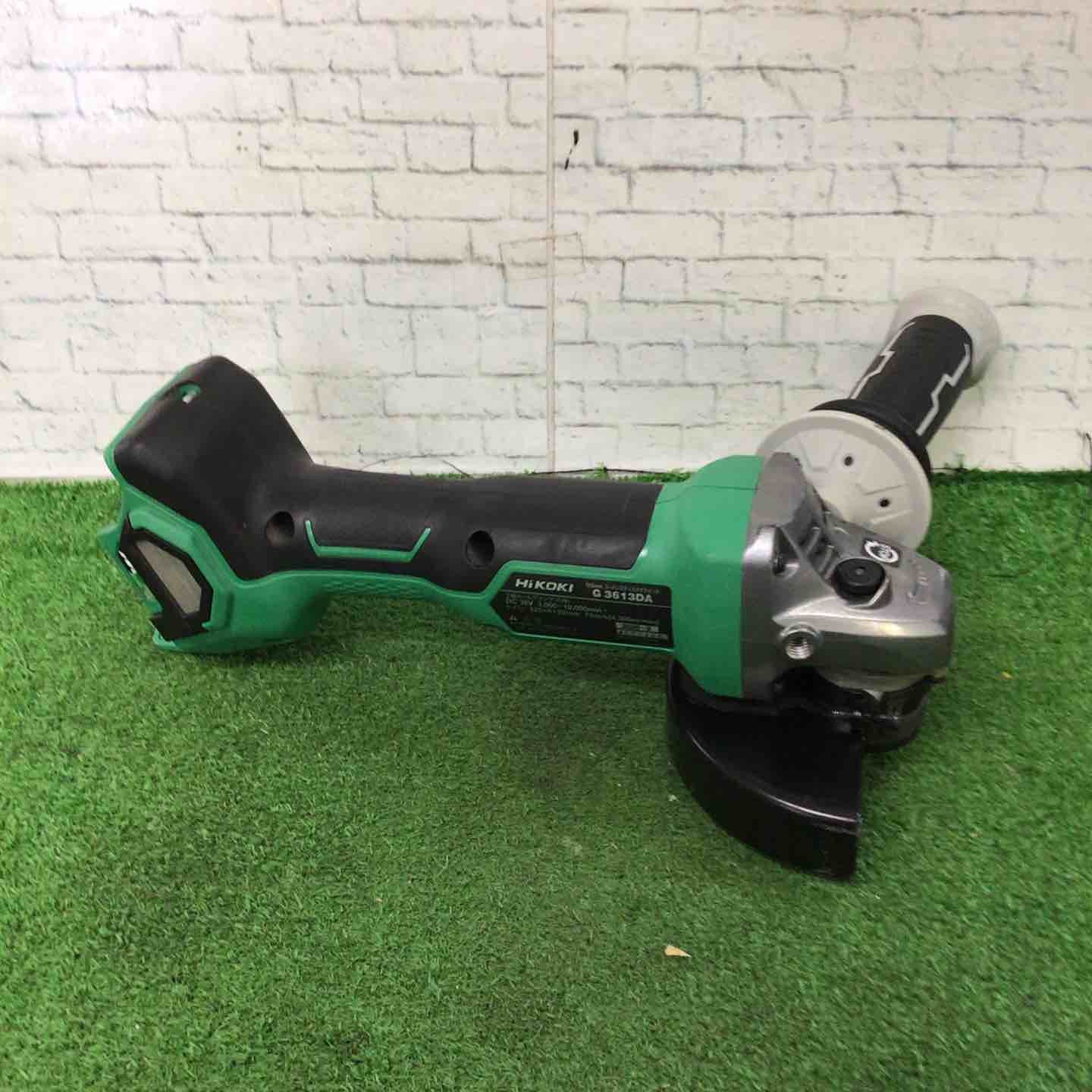 623 125mmコードレスディスクグラインダ HITACHI 日立工機 G3613DA 36V 本体のみ 中古品 日立工機 125mmコードレスディスクグラインダ G3613DAの中古 中古A(美