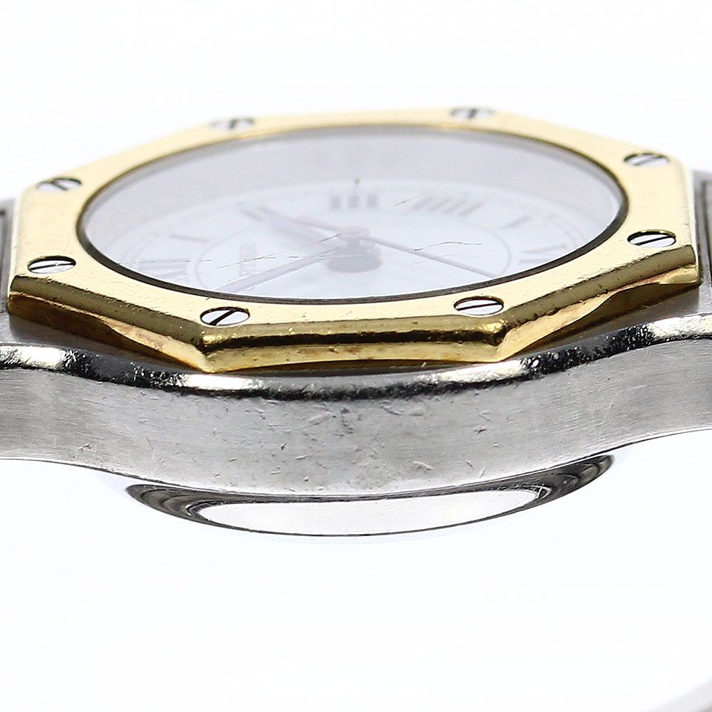 訳ありカルティエ CARTIER W2001683 サントスオクタゴンSM YG