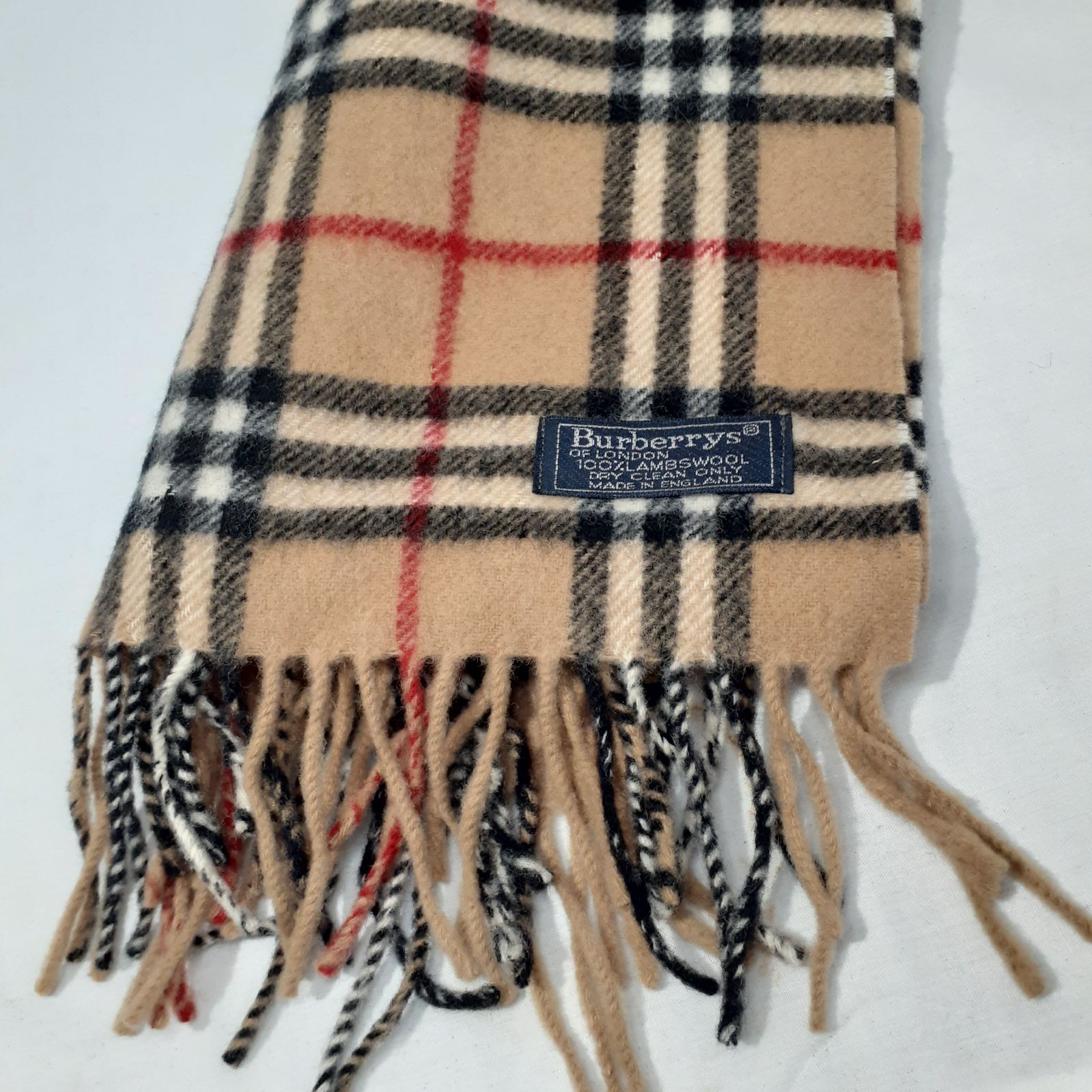 新品未使用　BURBERRY　バーバリー　ノバチェック　マフラー 茶系 BURBERRY バーバリー マフラー ノバチェック カシミヤ 服飾小物