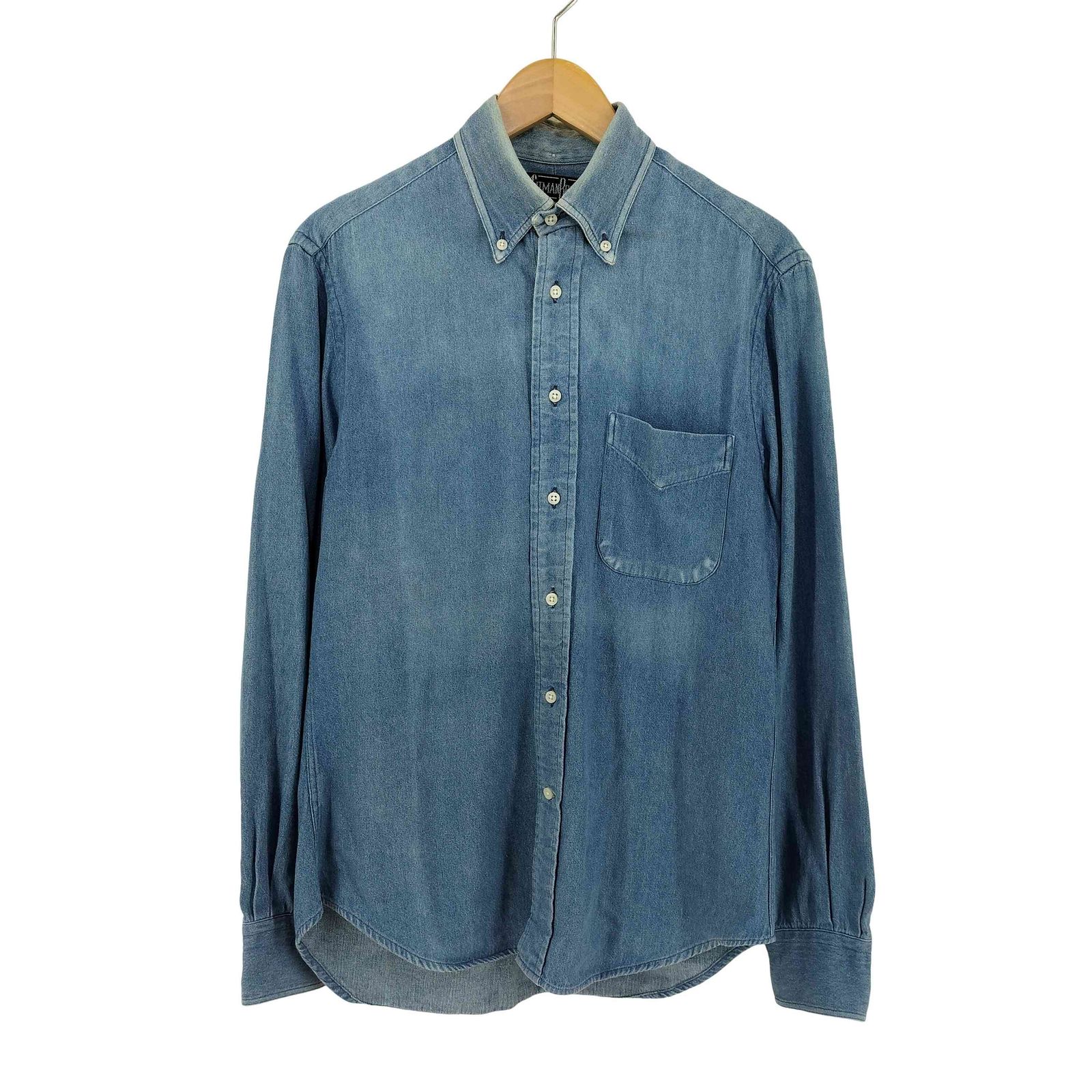 ギットマンブラザーズ GITMAN BROS. MADE IN USA Vintage 片ポケ ボタンダウンL/Sデニムシャツ メンズ import：S 
