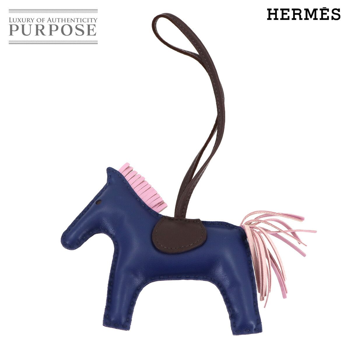 エルメス HERMES ロデオ MM バッグ チャーム アニューミロ ブルーサフィール モーヴシルベストル ルージュセリエ U刻印 90279692