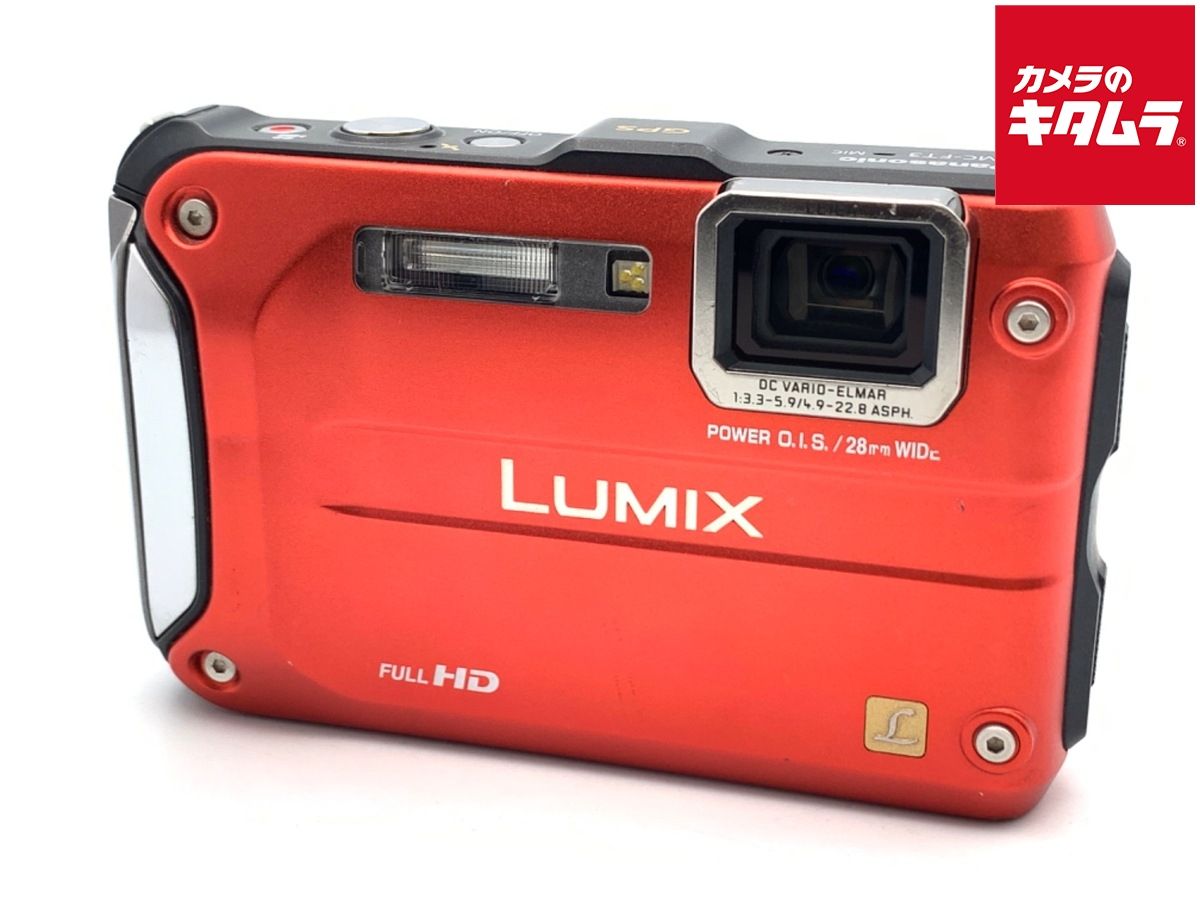 並品 パナソニック LUMIX DMC-FT3 スパーキーレッド