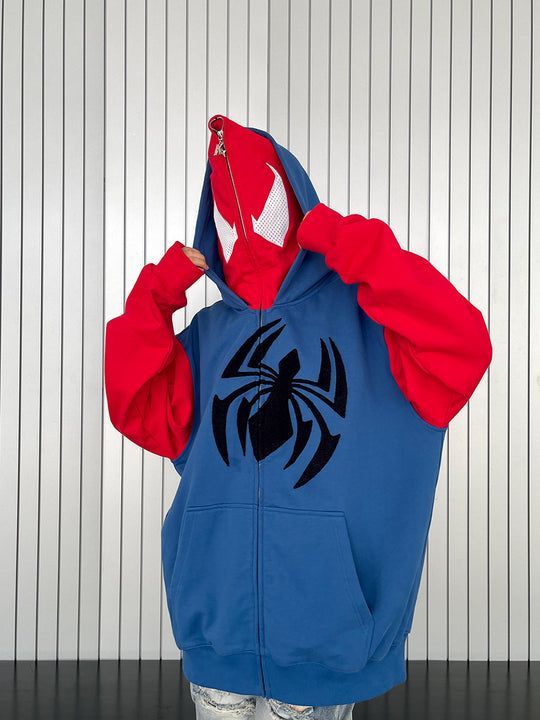 KAKAZZY スパイダーマン パーカー Lサイズ Kakazzy】Full Zip Hoodie スパイダーマン (パーカー・フーディ