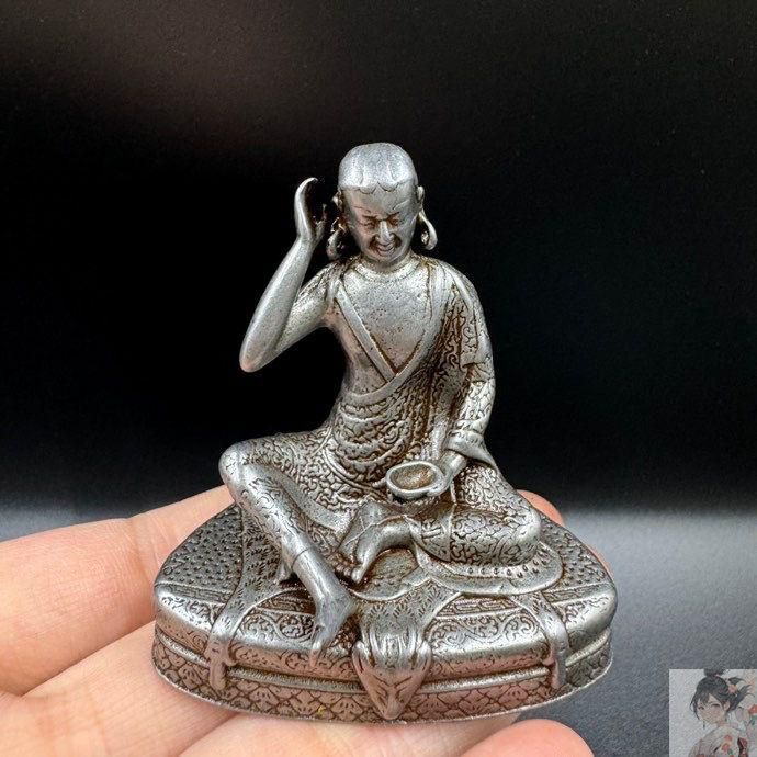 銅製 文殊菩薩仏  装飾品   工芸品 美術品 置物 銅製 文殊菩薩仏 装飾品 工芸品 美術品 置物 - メルカリ