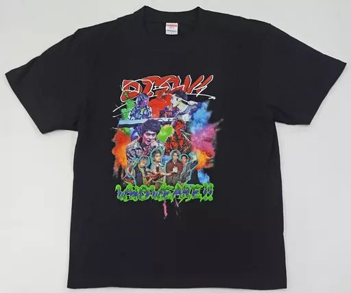 中古】衣類 DISH// バンドTシャツ ブラック Lサイズ 「DISH