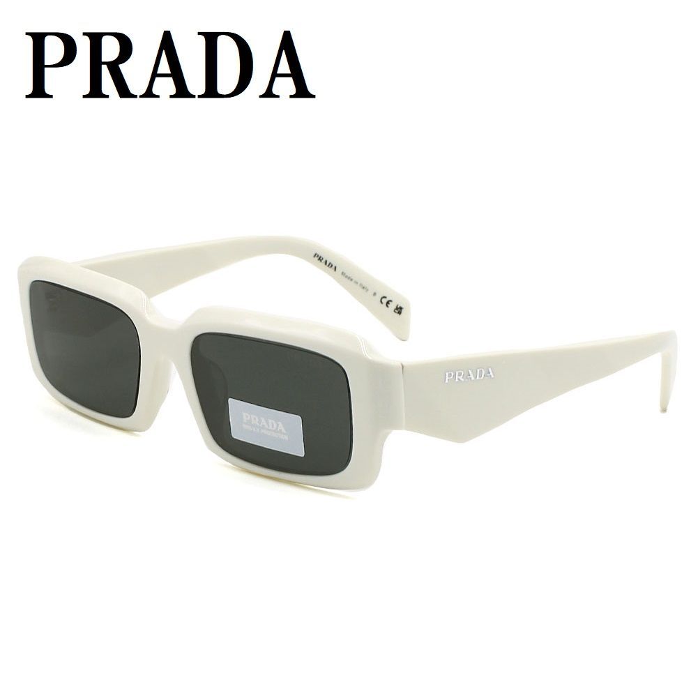プラダ PRADA PR27ZSF 17K08Z 55 サングラス アジアンフィット メガネ 眼鏡 UVカット 紫外線カット メンズ レディース ダークグレー タルク