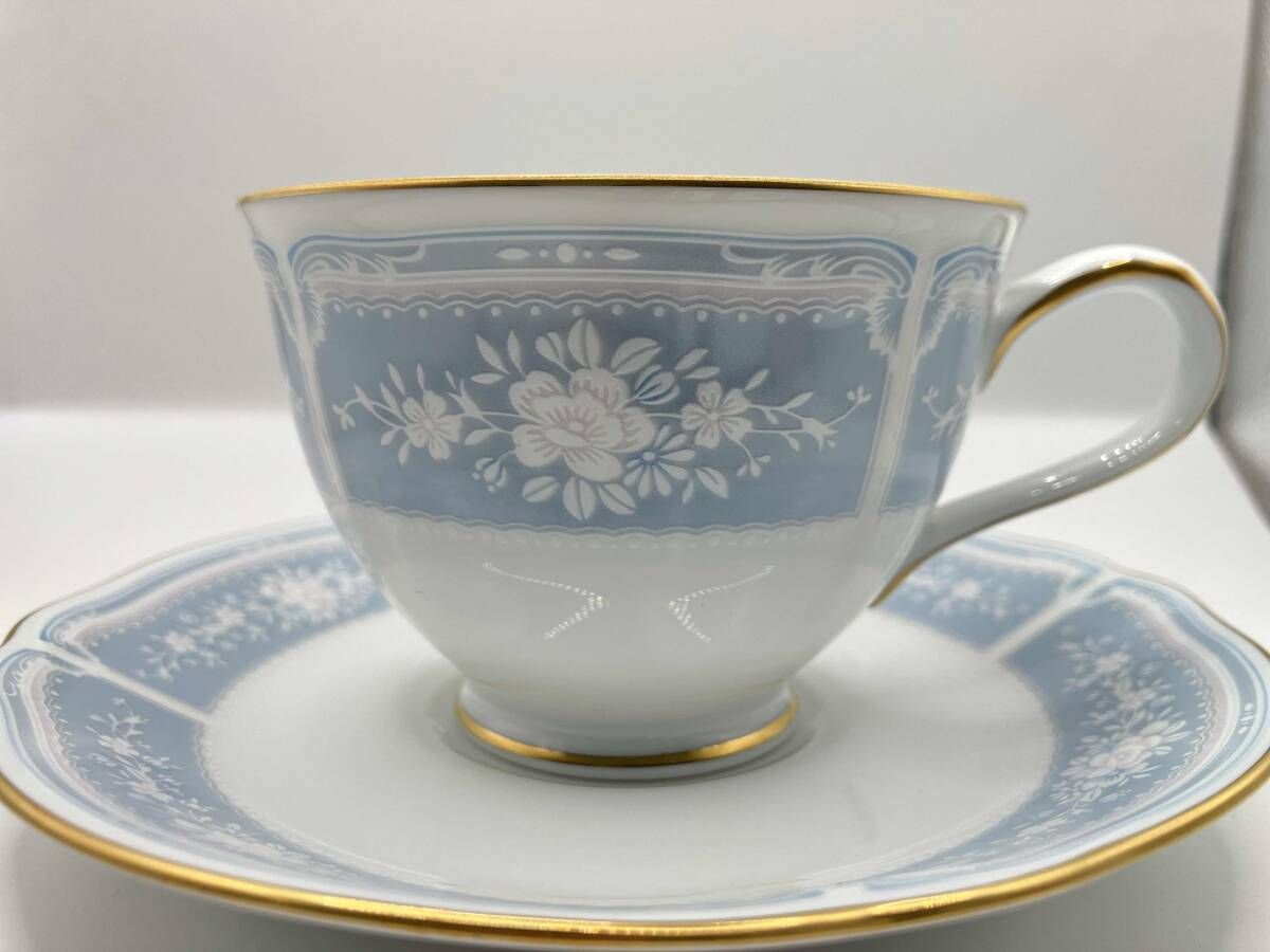 Noritake】ノリタケ レースウッドゴールド カップ&ソーサー 2客 Noritake】ノリタケ レースウッドゴールド カップ&ソーサー 2客