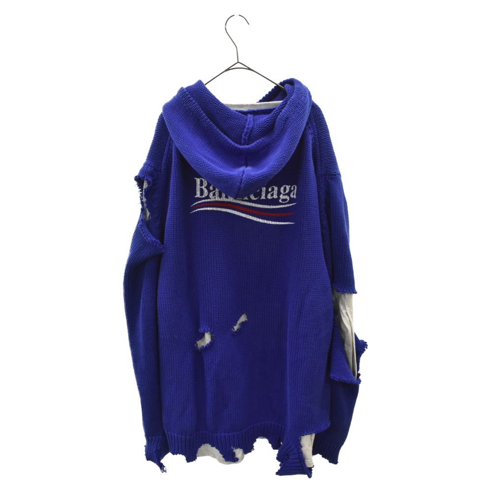 BALENCIAGA ポリティカルキャンペーン フーディ BALENCIAGA】バレンシアガ『ポリティカル キャンペーンロゴ