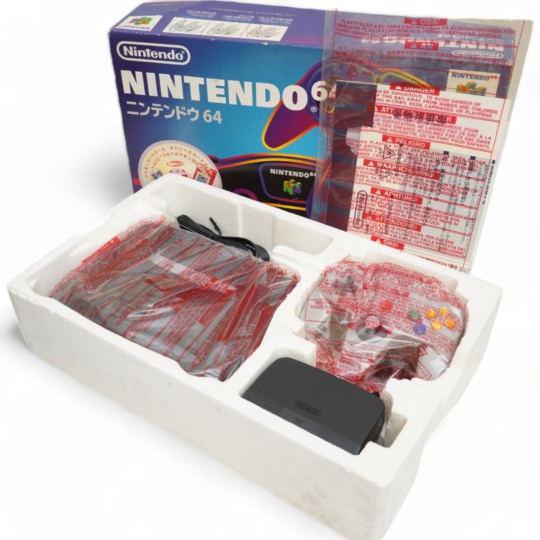 【極美品】 Nintendo64  ロクヨン NUS-001  任天堂 　付属品 極上美品】 Nintendo64 ニンテンドウ64 N64 ロクヨン NUS-001