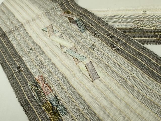 平和屋着物○八寸名古屋帯 間道 金糸 正絹 逸品 DAAT0196ob - メルカリ