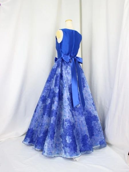 ゆめりすと ミルキーウェイ・コンフォート　ロイヤルブルー 145：演奏会発表会用子供ロングドレス ゆめりすと ミルキーウェイ・コンフォート ロイヤルブルー 155：演奏会