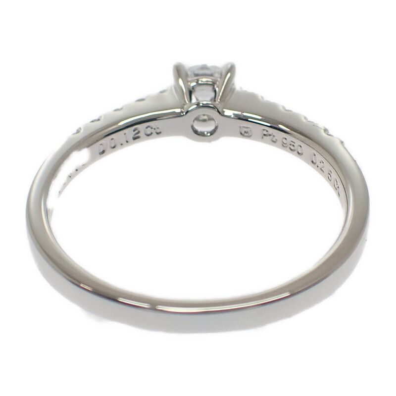 【MIKIMOTO】ラウンドブリリアンカット 10号 リング Pt950プラチナ MIKIMOTO】ラウンドブリリアンカット 10号 リング Pt950プラチナ