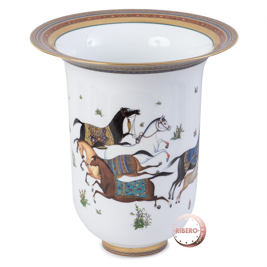 HERMES エルメス Cheval d'Orient vase, very large model HERMES エルメス Cheval d'Orient vase, very large model