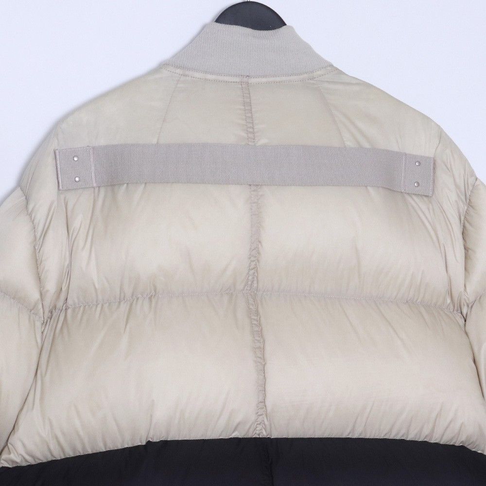 RICK OWENS フライトダウンジャケット サイズ46 ベージュ ブラック