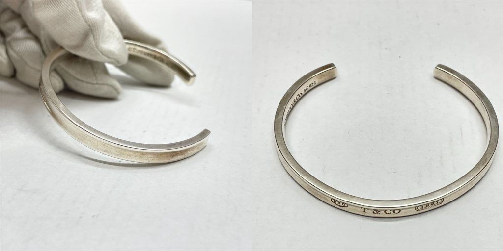 01w-4910 ティファニー TIFFANY&Co. バングルブレスレット 1837