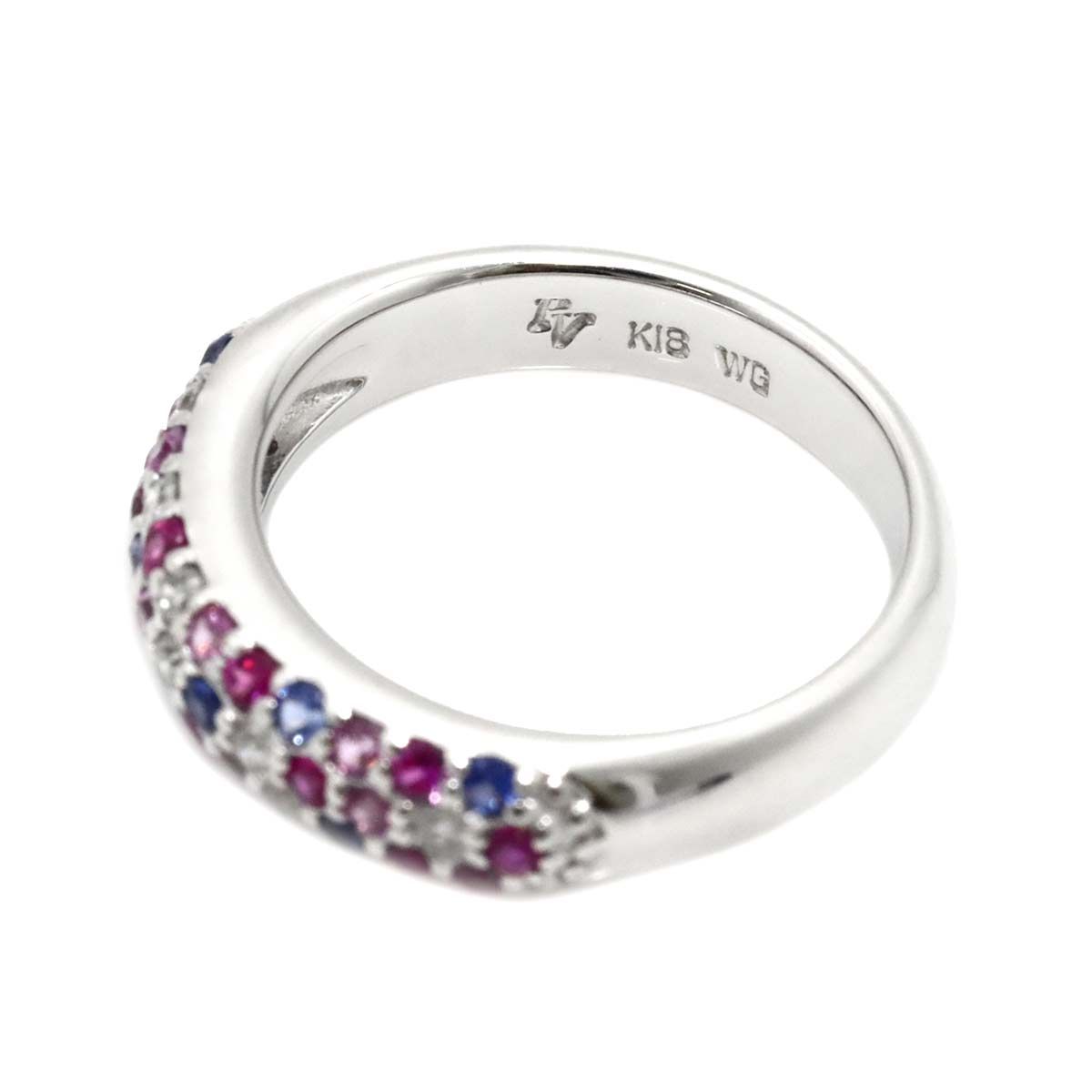 ポンテヴェキオ Ponte Vecchio 3号 リング サファイヤ 0.34ct ダイヤ  