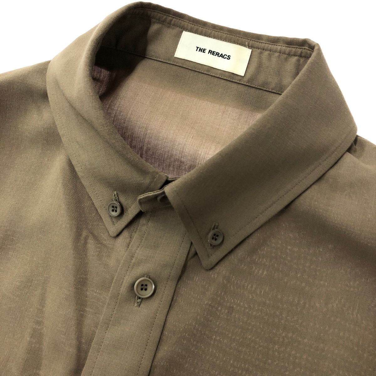 THE RERACS ザリラクス 長袖シャツ サイズ:48 THE PERFECT SHIRT 23FW-REBL-365-J   ベージュ メンズ / 240001165737 THE RERACS ザリラクス 長袖シャツ サイズ:48 THE PERFECT SHIRT 23FW
