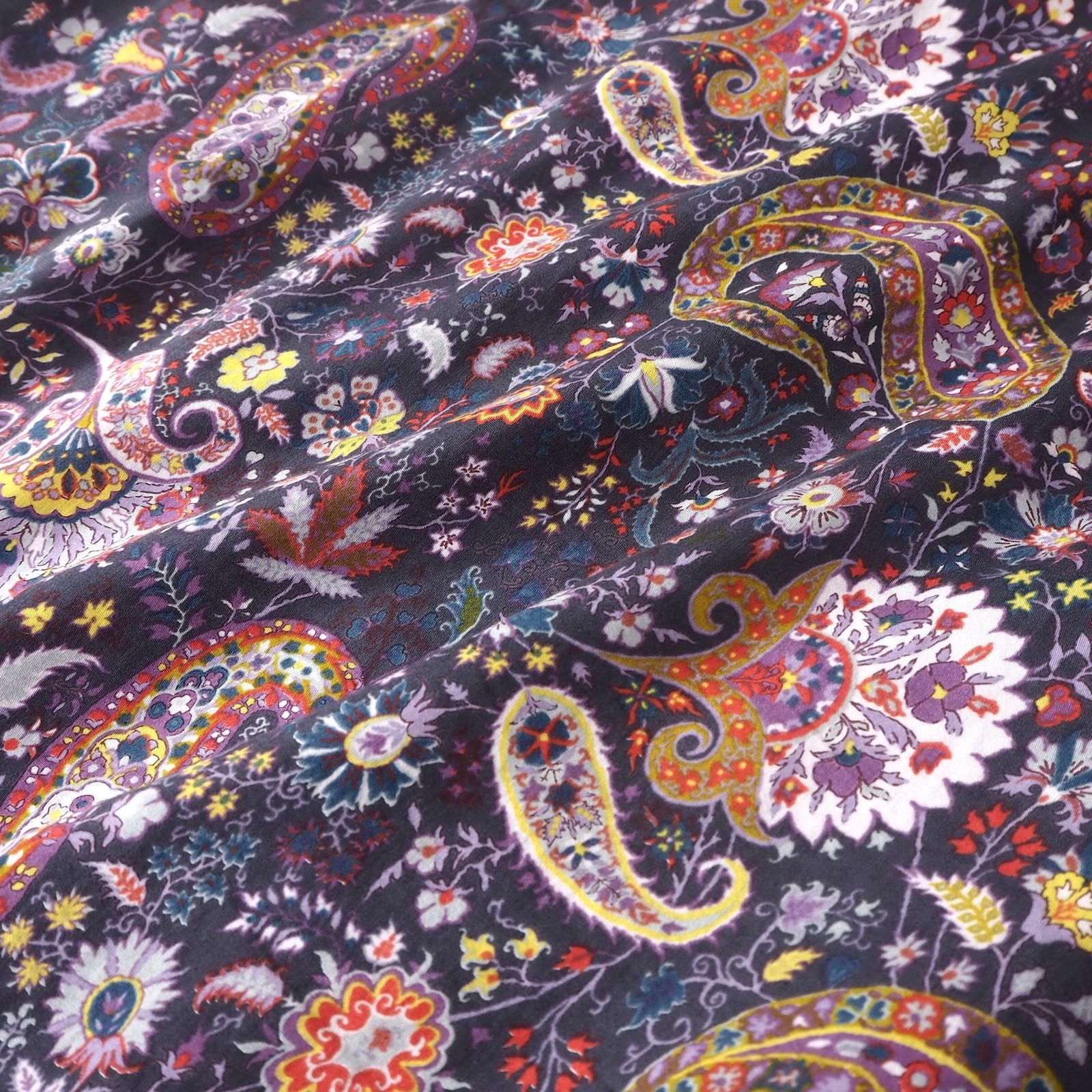 ETRO イタリア製 柄シャツ 花柄 オレンジ ブラック ボタニカル 美品