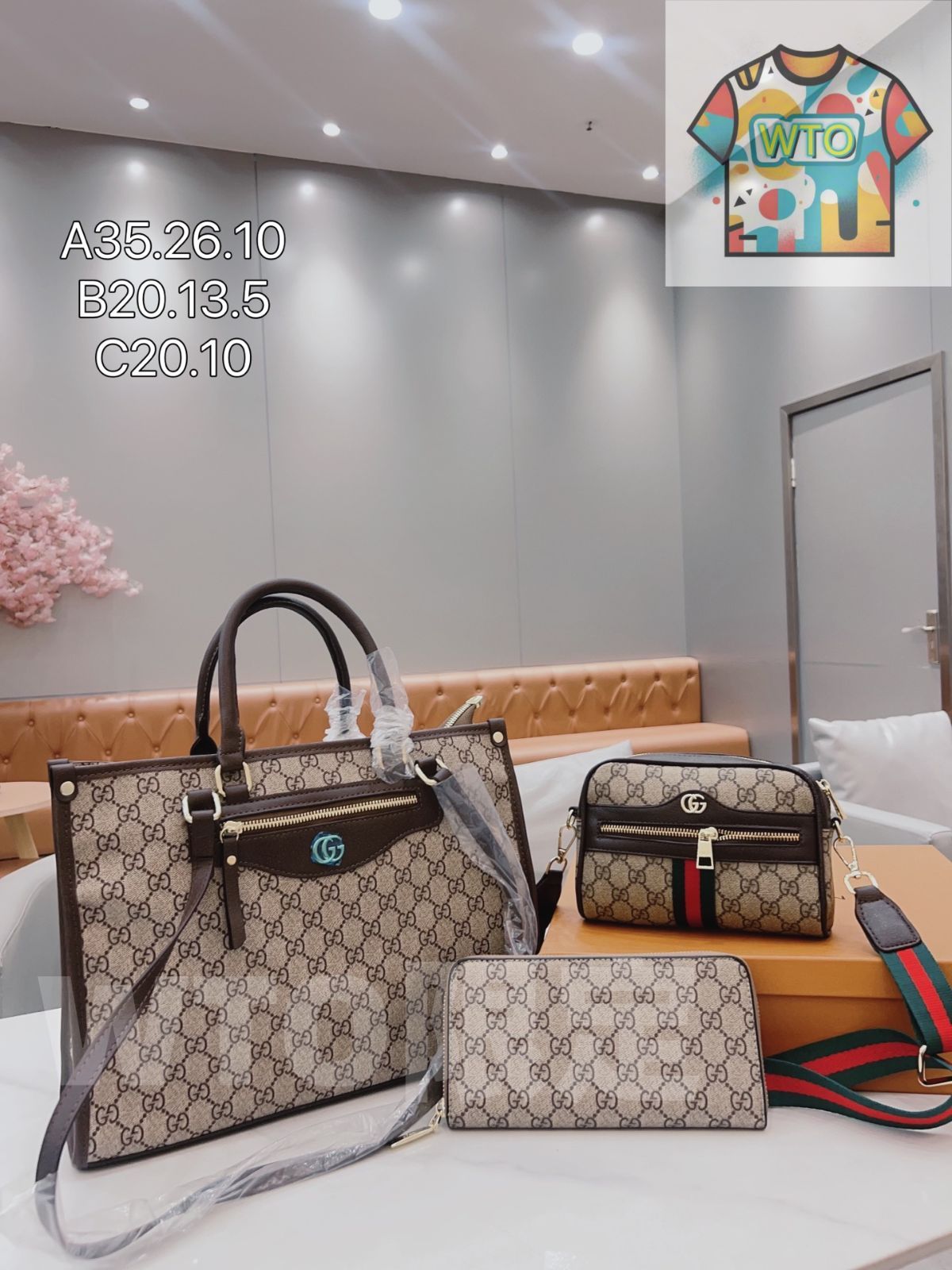 本日特価] TOP New 2025 高品質3点セット - Lv トートバッグ +