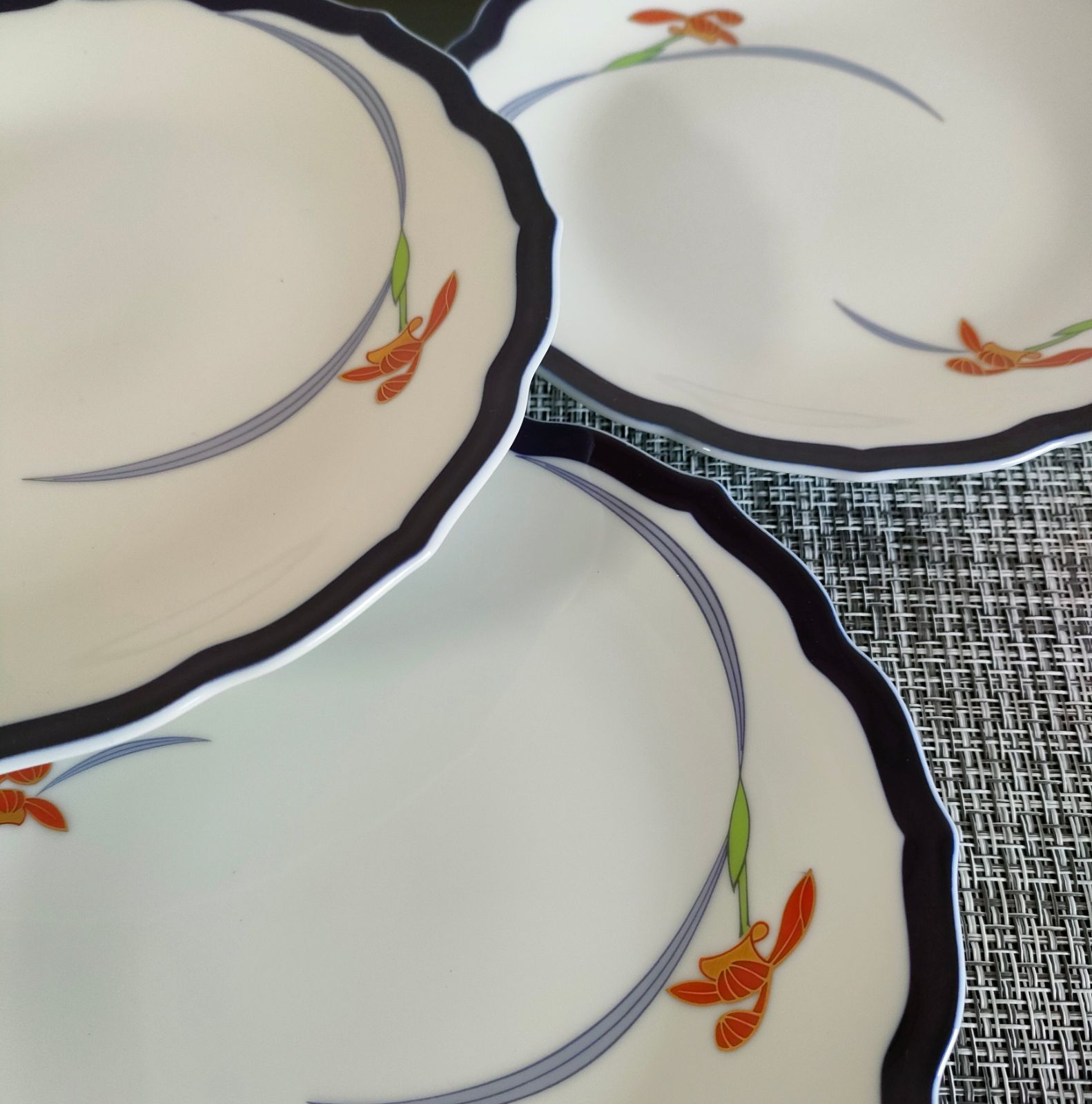 香蘭社 オーキッドレース 中皿 5枚セット - メルカリ