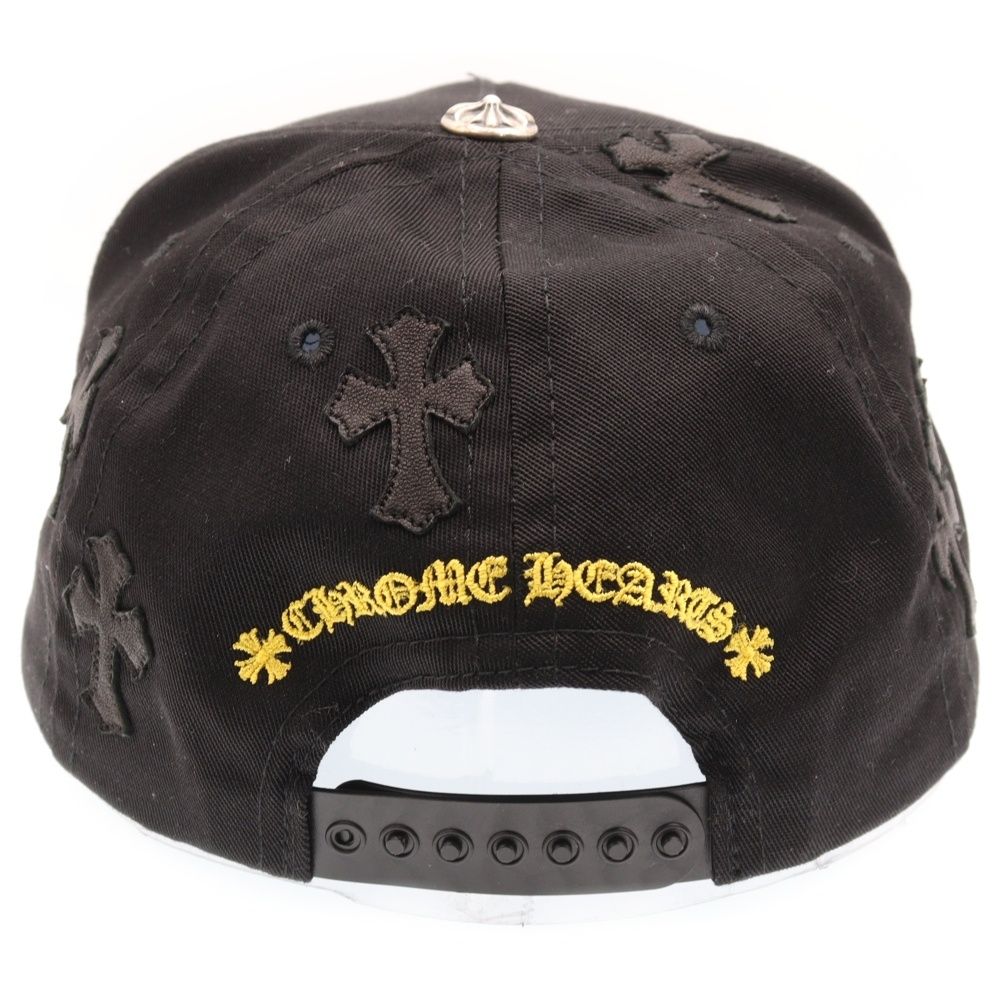 CHROME HEARTS (クロムハーツ) CH HAT CH刺繍 クロスパッチ付き ベース