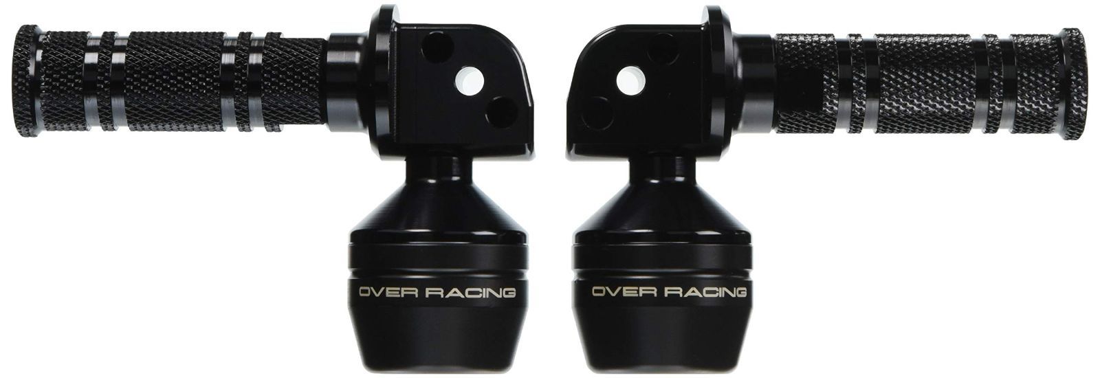 ブラック オーヴァーレーシング(OVER RACING) タンデムステップ スライダー ZX-25R (20) Ninja400 (14-17) アルミ 左右セット ブラック 59-86-04B