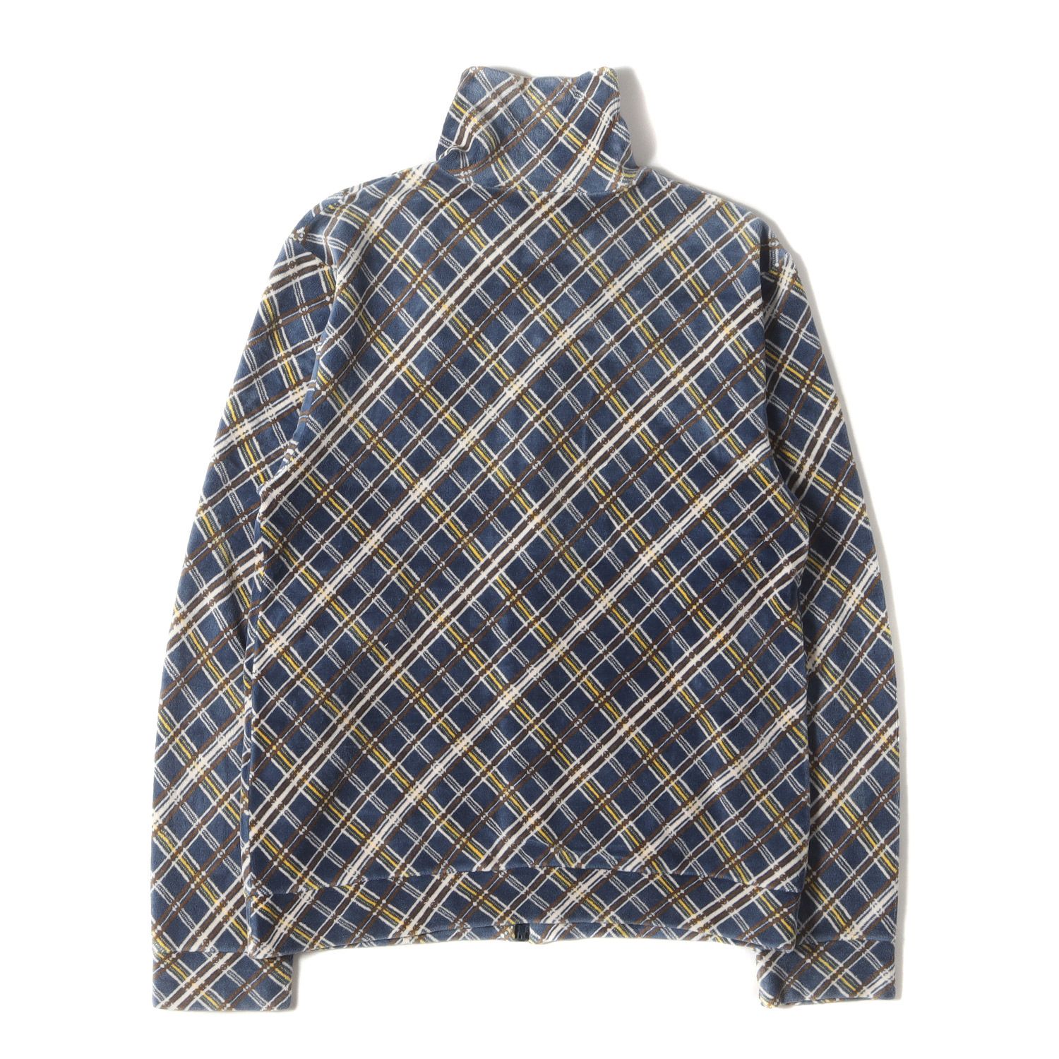 A.P.C. ジャケット バイアスチェック 起毛 カットパイル ハイネック 