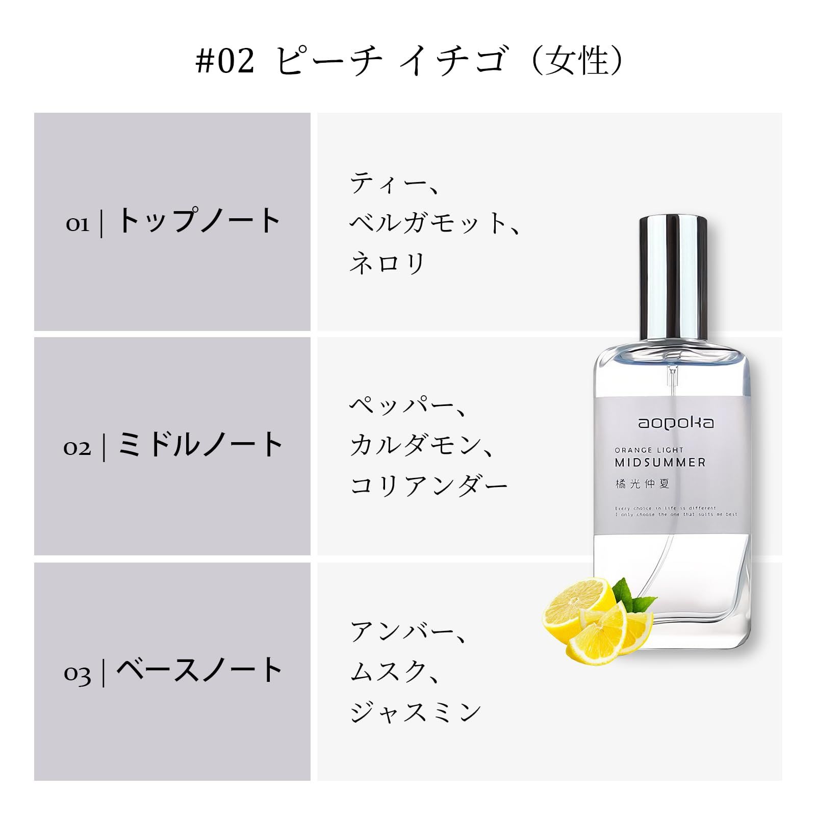 新品 aopoka 香水 フレッシュ スパイシー ムスク アンバー